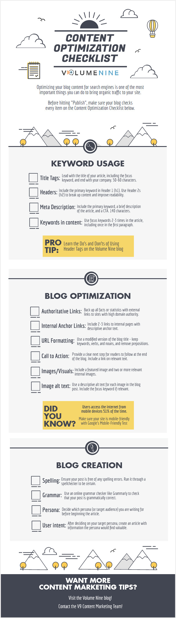 How to Optimize Content: The Essential Checklist